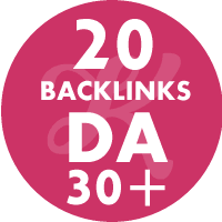 20 Backlinks em site DA30+