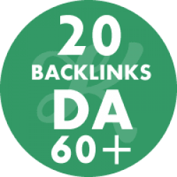 20 Backlinks em site DA60+