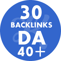 30 Backlinks em site DA40+