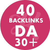 40 Backlinks em site DA30+