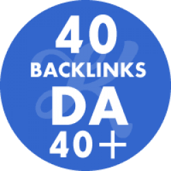 40 Backlinks em site DA40+