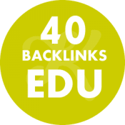 40 Backlinks em site Edu